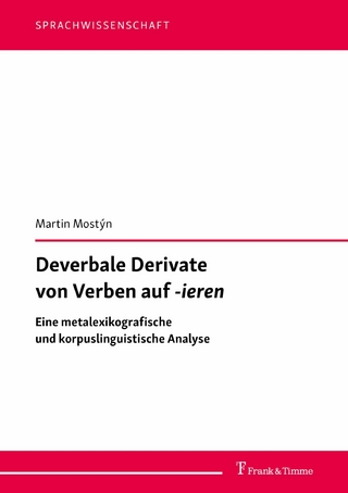Deverbale Derivate von Verben auf '-ieren'