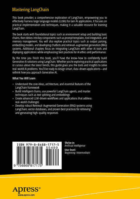 Mastering LangChain -  Sanath Raj B  Narayan,  Nitin Agarwal