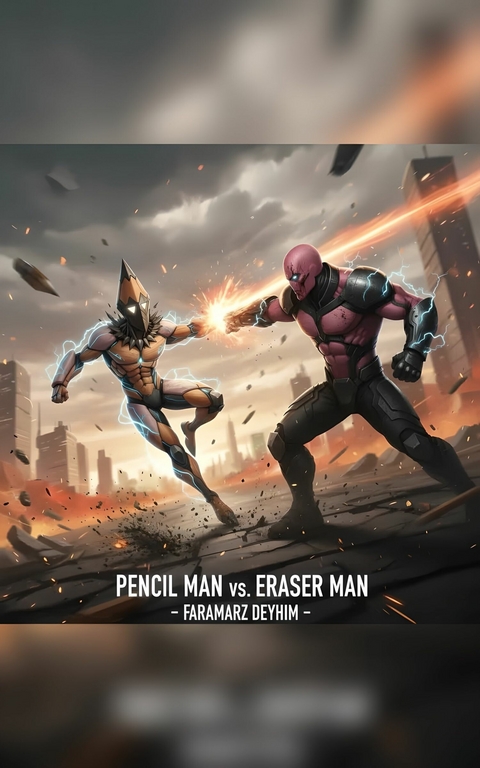PENCIL MAN vs. THE ERASER Man -  Faramarz Deyhim