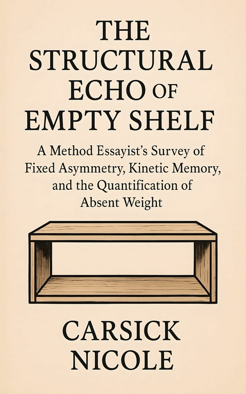 The Structural Echo of the Empty Shelf -  Carsick Nicole