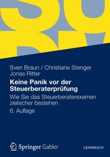 Keine Panik vor der Steuerberaterprüfung - Braun, Sven; Stenger, Christiane; Ritter, Jonas