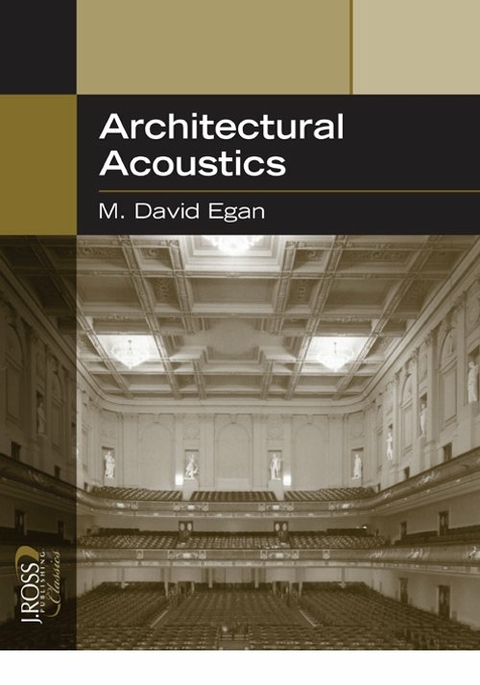 Architectural Acoustics -  David Egan