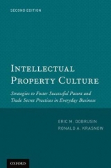 Intellectual Property Culture - Dobrusin, Eric Michael; Krasnow, Ronald A.