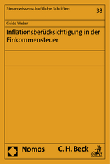 Inflationsber&uuml;cksichtigung in der Einkommensteuer - Guido Weber