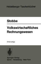 Volkswirtschaftliches Rechnungswesen - A. Stobbe