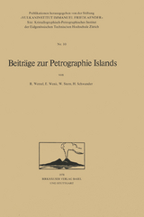 Beitr&auml;ge zur Petrographie Islands -  Wetzel,  Wenk,  Schwander,  Stern