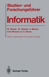 Studien- und Forschungsf&uuml;hrer Informatik - Wilfried Brauer, Wolfhart Haacke, Siegfried M&uuml;nch