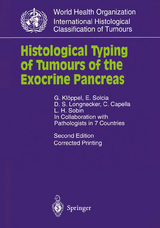 Histological Typing of Tumours of the Exocrine Pancreas - G. Kl&ouml;ppel, E. Solcia, D.S. Longnecker, C. Capella, LESLIE SOBIN
