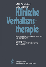 Klinische Verhaltenstherapie - M.R. Goldfried, G.C. Davison