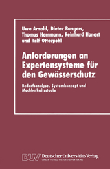 Anforderungen an Expertensysteme f&uuml;r den Gew&auml;sserschutz - 