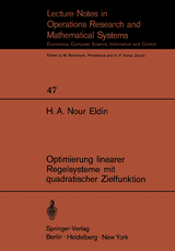 Optimierung linearer Regelsysteme mit quadratischer Zielfunktion - H.A. Nour Eldin