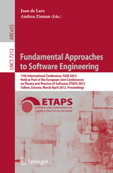 Fundamental Approaches to Software Engineering - 