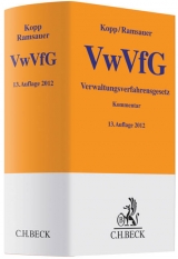 Verwaltungsverfahrensgesetz - Kopp, Ferdinand O.; Ramsauer, Ulrich