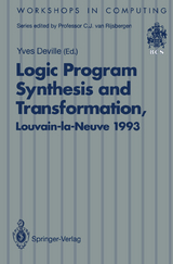 Logic Program Synthesis and Transformation - 
