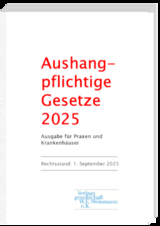 Aushangpflichtige Gesetze 2025