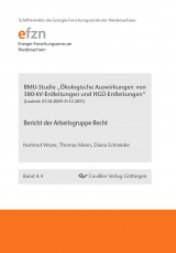 BMU-Studie "Ökologische Auswirkungen von 380-kV-Erdleitungen und HGÜ-Erdleitungen" - Hartmut Weyer, Thomas Mann, Diana Schneider