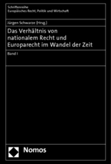 Das Verh&auml;ltnis von nationalem Recht und Europarecht im Wandel der Zeit - 