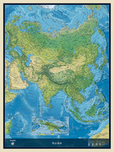 COLUMBUS Kontinentkarte ASIEN