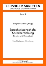 Sprechwissenschaft/Sprecherziehung - 