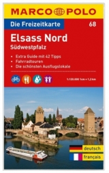 MARCO POLO Freizeitkarte Blatt 68 Elsass Nord 1:120 000