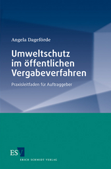 Umweltschutz im &ouml;ffentlichen Vergabeverfahren - Angela Dagef&ouml;rde