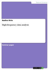 High-frequency data analysis -  Nadine Hirte