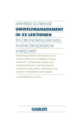 Umweltmanagement in 22 Lektionen - Manfred Schreiner