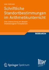 Schriftliche Standortbestimmungen im Arithmetikunterricht - Julia Vo&szlig;meier