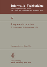 Programmiersprachen - 