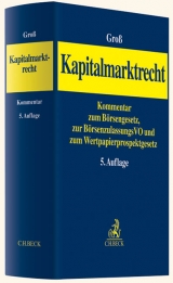 Kapitalmarktrecht - Wolfgang Gro&szlig;