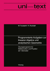 Programmierte Aufgaben zur linearen Algebra und analytischen Geometrie - Manfred Toussaint