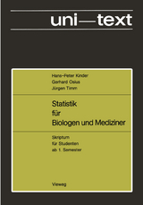 Statistik f&uuml;r Biologen und Mediziner - Hans-Peter Kinder