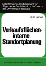 Verkaufsfl&auml;cheninterne Standortplanung - Helmut D&auml;hne