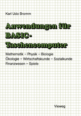 Anwendungen f&uuml;r BASIC-Taschencomputer - Karl Udo Bromm