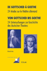 De Gottsched &agrave; Goethe- Von Gottsched bis Goethe - Roland Krebs