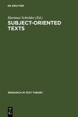 Subject-oriented Texts - 