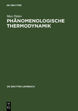 Ph&auml;nomenologische Thermodynamik - Max P&auml;sler