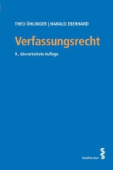 Verfassungsrecht - Theo &Ouml;hlinger, Harald Eberhard