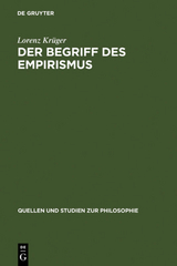 Der Begriff des Empirismus - Lorenz Kr&uuml;ger