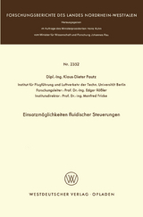 Einsatzm&ouml;glichkeiten fluidischer Steuerungen - Klaus-Dieter Pautz