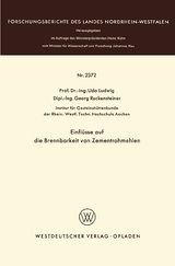 Einfl&uuml;sse auf die Brennbarkeit von Zementrohmehlen - Udo Ludwig