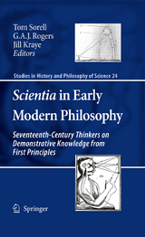 Scientia in Early Modern Philosophy - 