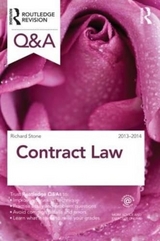 Q&A Contract Law 2013-2014 - Stone, Richard