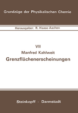 Grenzfl&auml;chenerscheinungen - M. Kahlweit
