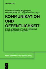 Kommunikation und &Ouml;ffentlichkeit - 
