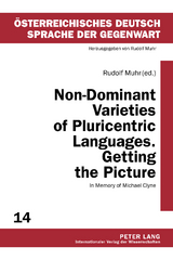 Non-Dominant Varieties of Pluricentric Languages. Getting the Picture - 