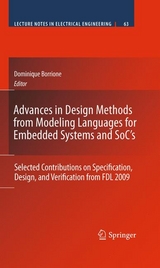 Advances in Design Methods from Modeling Languages for Embedded Systems and SoC&rsquo;s - 