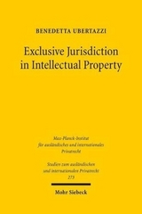 Exclusive Jurisdiction in Intellectual Property - Benedetta Ubertazzi