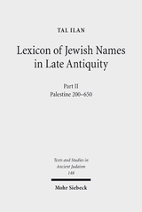 Lexicon of Jewish Names in Late Antiquity - Tal Ilan