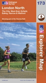 London North, The City, West End, Enfield, Ealing, Harrow & Watford - Ordnance Survey